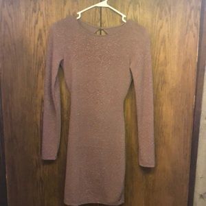 Windsor Mauve Open Back Homecoming Dress